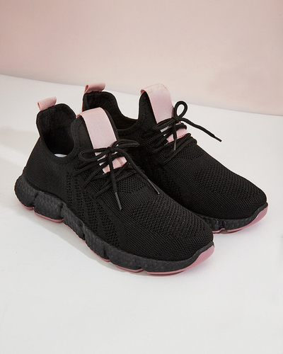 Sportschuhe für Damen von Bommgi in Schwarz und Rosa - Schuhe