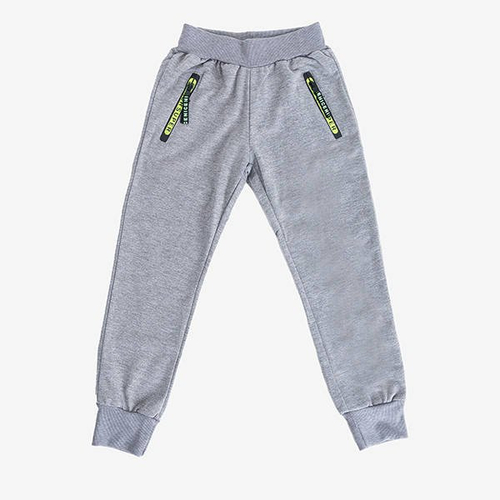 Сірі спортивні штани для хлопчиків - Штани
