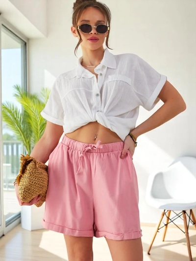 Royalfashion Damen Baumwollshorts