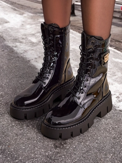 Royalfashion Damen-Arbeitskleidung Knöchelstiefel Milloze