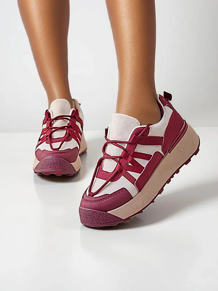 Royalfashion Damen Plattform Sneaker Venusoe