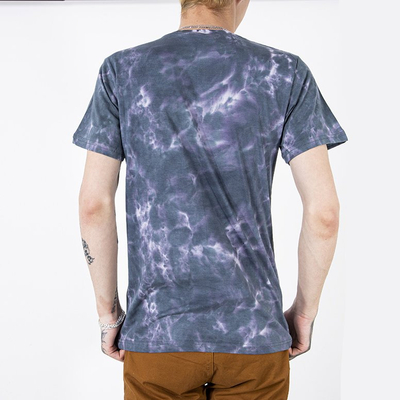 Graues Baumwoll-T-Shirt für Herren mit Aufdruck - Kleidung