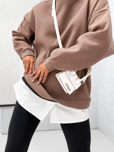 Royalfashion Baumwoll-Pullover für Frauen mit abnehmbarem Unterteil