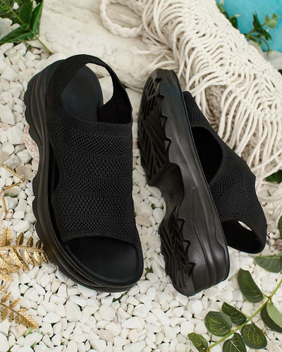 Royalfashion Damen Sandalen mit Schaft Viss