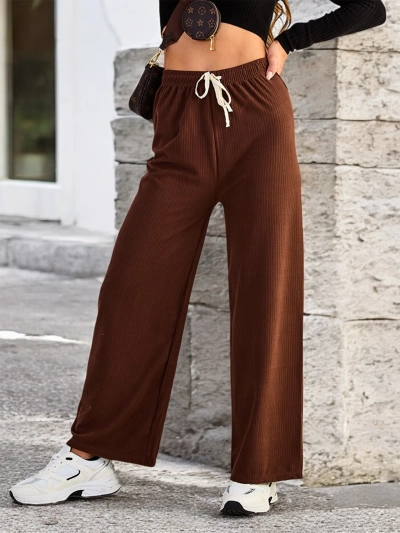 Royalfashion Weite Rippenhose