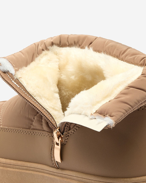 Жіночі снігоступи Royalfashion коричневого кольору Armeda