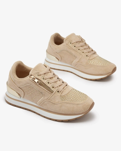Damen Sportschuhe in hellbrauner Farbe Vlindere - Schuhe