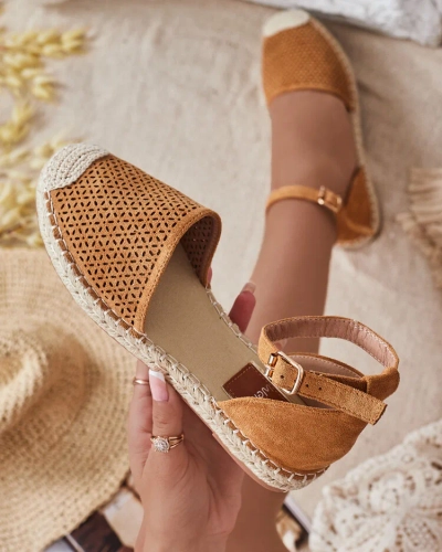 Royalfashion Damen Felle Espadrilles
