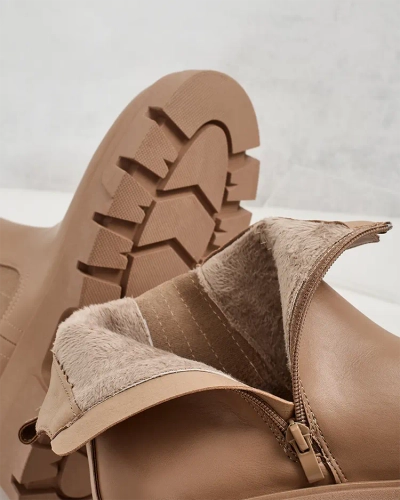 Royalfashion Damenstiefel mit dickerer Sohle Gegri