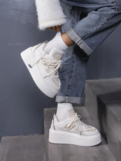 Royalfashion Damen Sportplattform Sneakers Aeroll