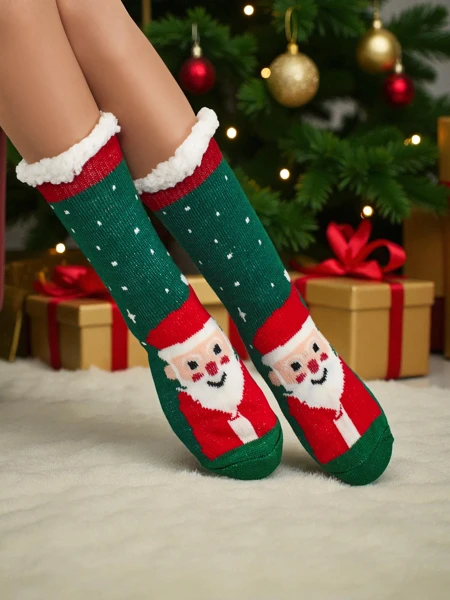 Warme weihnachtliche Damen Socken MerryCozy