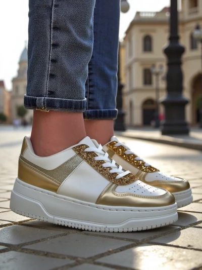 Royalfashion Жіночі кросівки з блискітками Qisofi