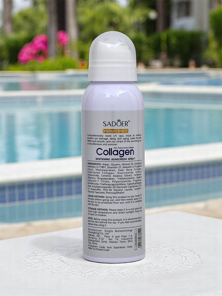 Sadoer Sonnenschutzspray LSF 50 mit Kollagen