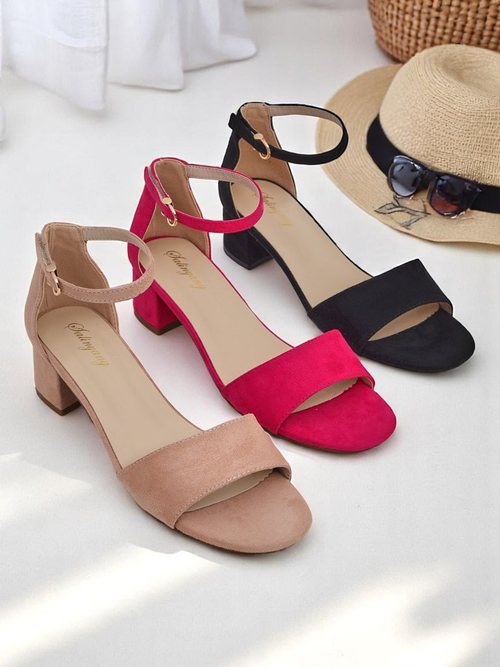 Royalfashion Жіночі сандалі на низькому каблуці SoftHeels