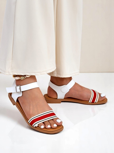 Royalfashion Damensandalen mit flacher Sohle Naya