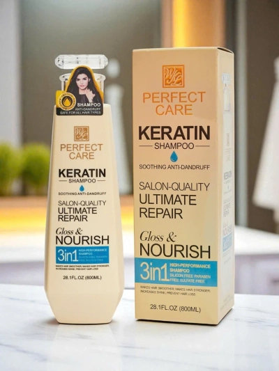 Keratin Shampoo Anti-Schuppen Perseus Gloss Nourish 3in1 800ml