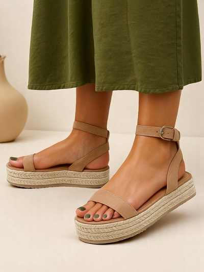 Royalfashion Damen Plateausandalen Finna