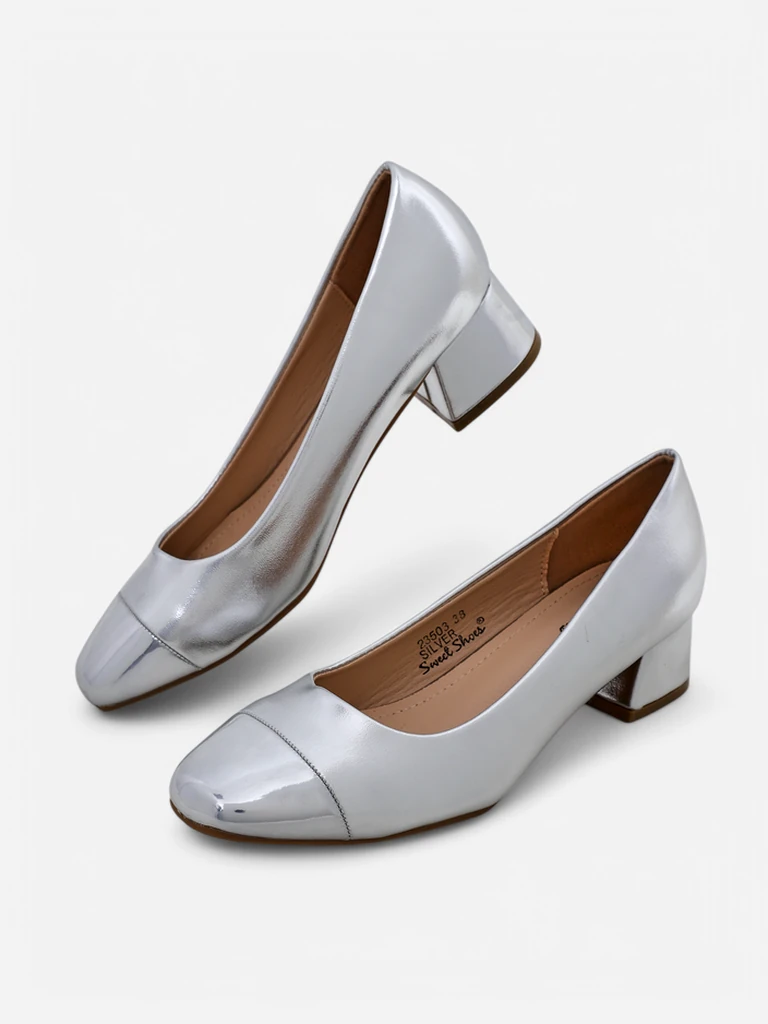 Royalfashion Damen Pumps mit niedrigem Absatz Penolle
