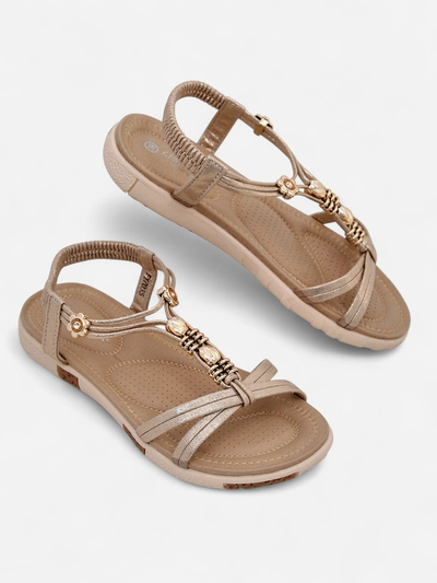 Royalfashion Damen-Sandalen mit Verzierungen Veve