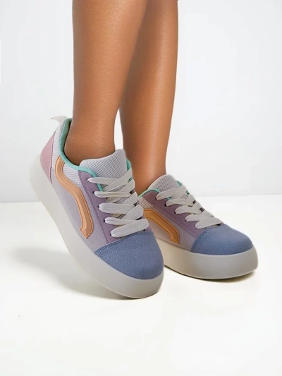 Royalfashion Damen Sport-Sneaker auf einer Plattform Ensis