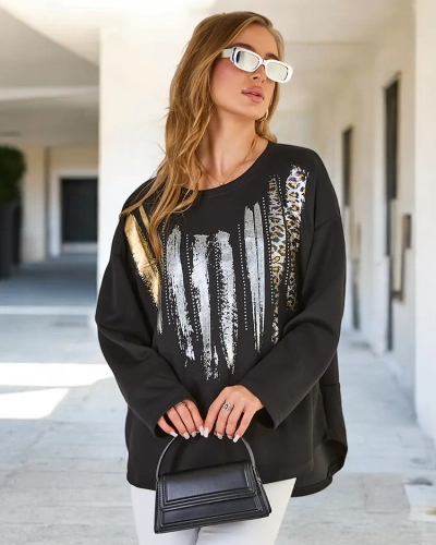 Royalfashion Damenbluse mit Druck