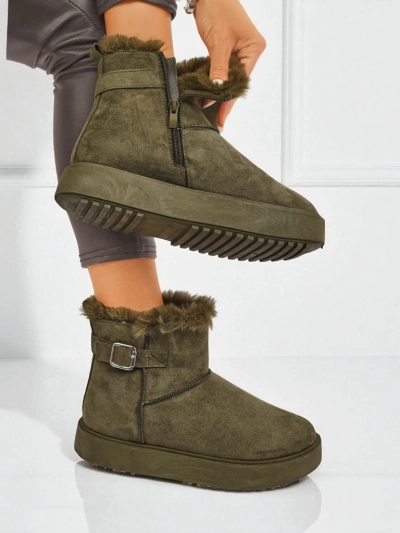 Royalfashion Kurze Damen Schneestiefel Aurelia Classico