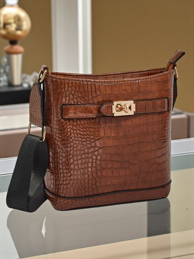 Lackierte kleine Damenhandtasche aus Öko-Leder Arlisse