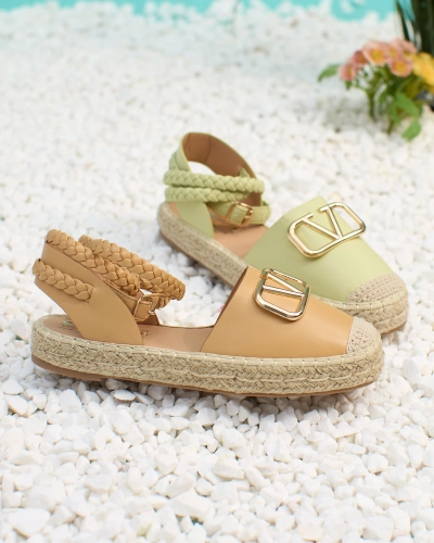 Жіночі еспадрильї Royalfashion з орнаментом кольору верблюда Eterisa