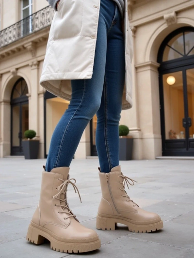 Жіночі черевики Royalfashion Bumalo на шнурівці