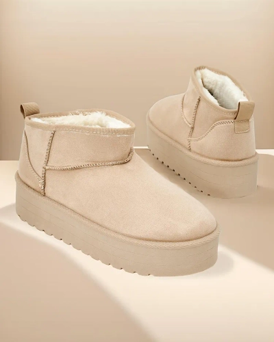 Royalfashion Kurze Damen Schneestiefel Komano