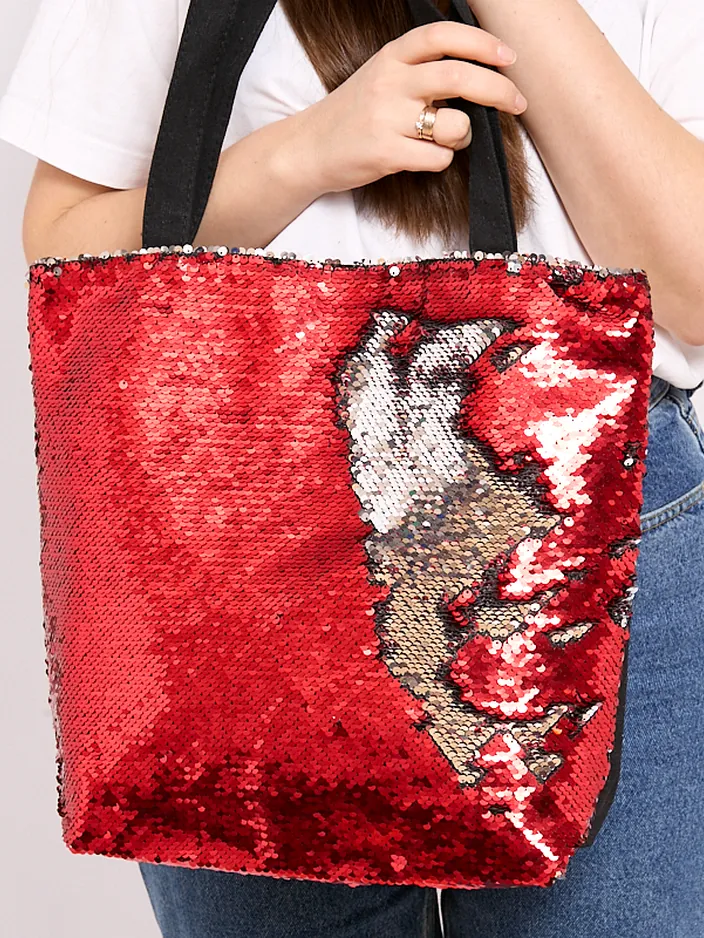 Royalfashion Damenhandtasche mit Pailletten