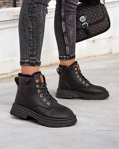 Жіночі утеплені треперні чоботи Royalfashion RADORAS