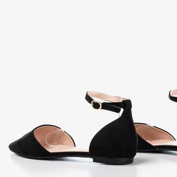 OUTLET Schwarze Ballerinas mit spitzen Zehen von Mosli - Schuhe