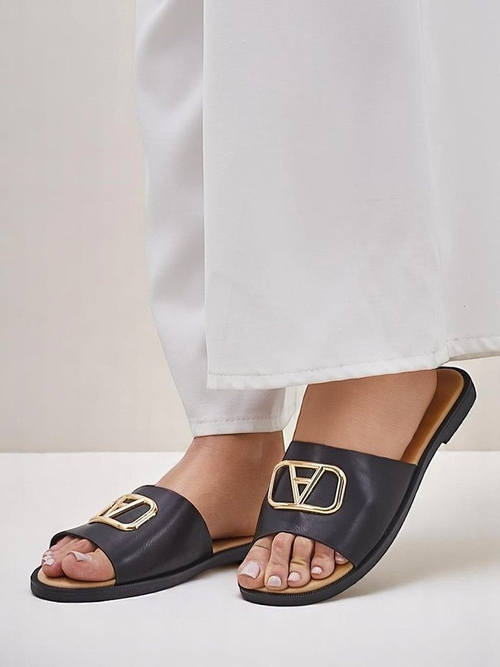 Royalfashion Жіночі шльопанці з плоскою підошвою Ohanna