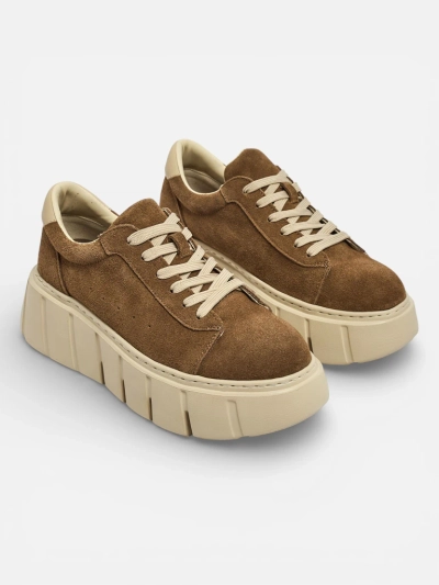 Sportliche Damen-Sneakers aus Naturleder Eller