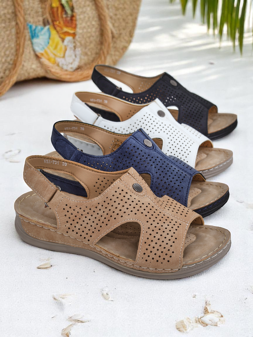 Royalfashion жіночі босоніжки з вирізами Leminni