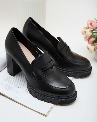 Royalfashion Damen hohe Stöckelschuhe Sluppe