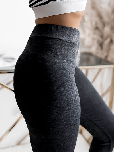 Damen-Leggings in Dunkelgrau- Kleidung