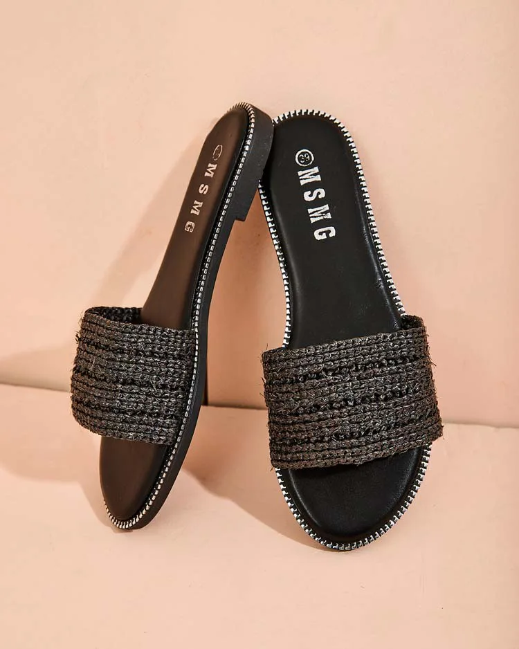 Royalfashion Damen Bofira flache Sohle Flip-Flops