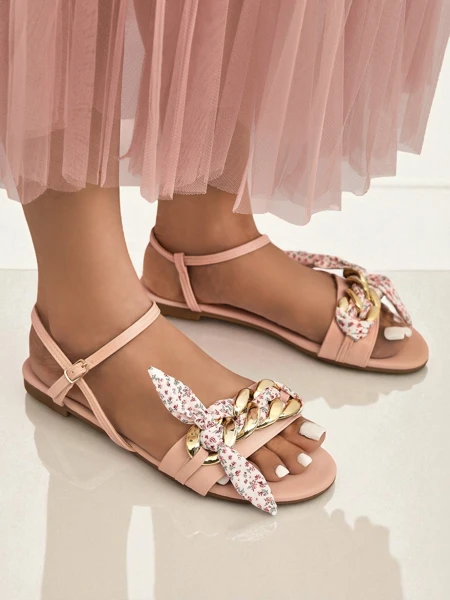 Royalfashion Damen Sandalen mit flacher Sohle BareLuxe