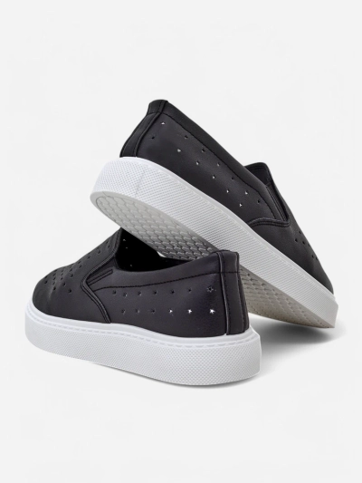 Royalfashion Perforierte Damenschlupfschuhe Emayla