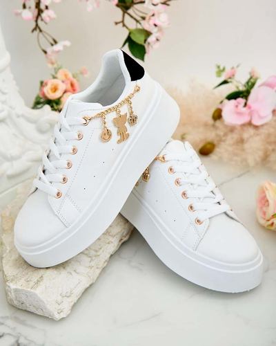 Royalfashion Sportliche Damen-Sneakers mit Gones-Verzierung