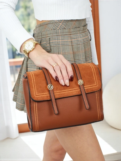 Kleine Damenhandtasche aus Öko-Leder Elore