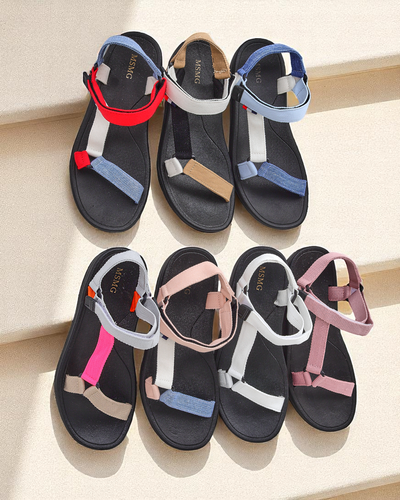 Damen Sandalen Aurora Multicolor Synthetik für den Sommer