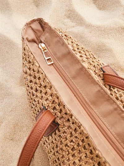 Royalfashion Große Strohtasche für Damen für den Sommer