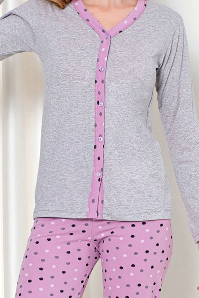 Royalfashion Damen Schlafanzug 2-teilig