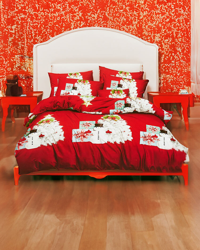Royalfashion Weihnachtsbettwäsche 160x200 Set 3-teilig
