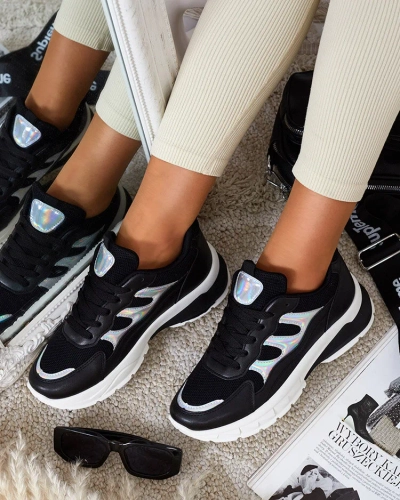 Royalfashion Damen sportliche Plateausneakers Amtres