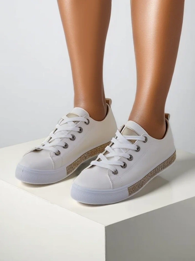 Royalfashion Damen Sneakers aus öko-Leder Errosa