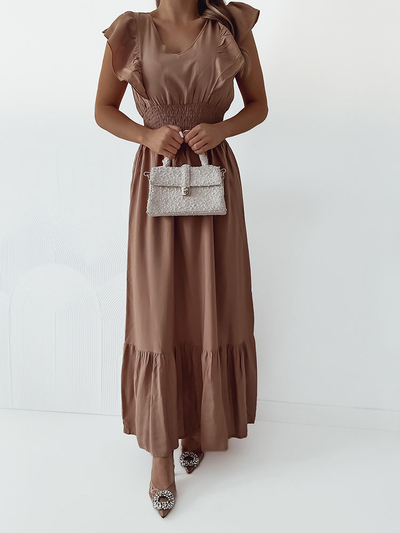Royalfashion Damen Midikleid